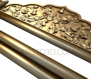 Headboard (SK_0314) 3D model for CNC machine