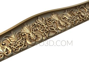 Headboard (SK_0365) 3D model for CNC machine