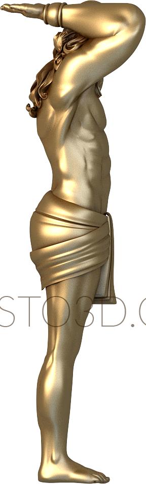 Statuette (STK_0008) 3D model for CNC machine