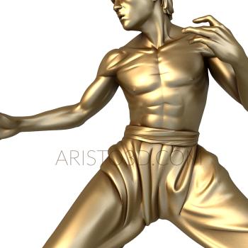 Statuette (STK_0010) 3D model for CNC machine