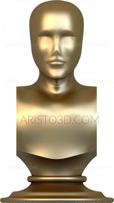 Statuette (STK_0013) 3D model for CNC machine