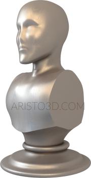 Statuette (STK_0013) 3D model for CNC machine