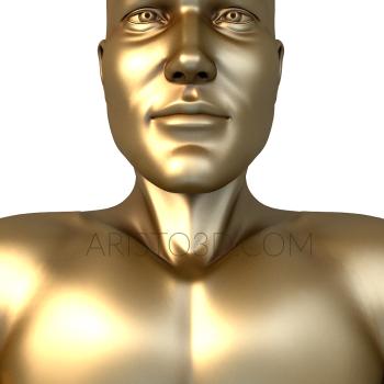 Statuette (STK_0014) 3D model for CNC machine