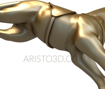 Statuette (STK_0021) 3D model for CNC machine