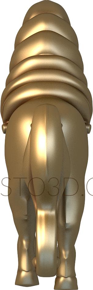 Statuette (STK_0022) 3D model for CNC machine