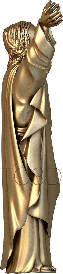 Statuette (STK_0027) 3D model for CNC machine