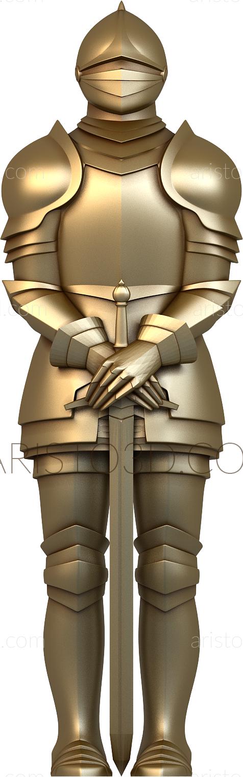 Statuette (STK_0031) 3D model for CNC machine