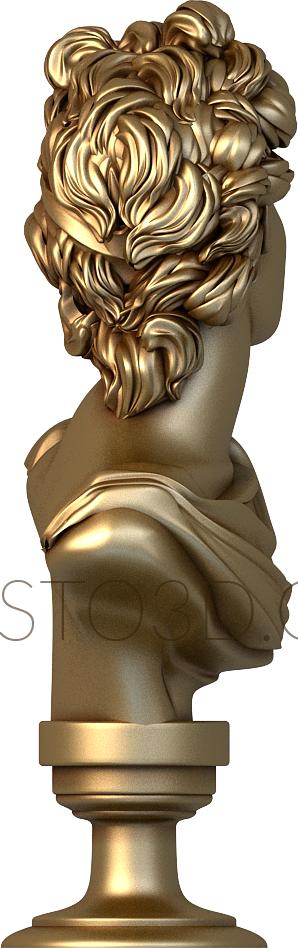 Statuette (STK_0036) 3D model for CNC machine