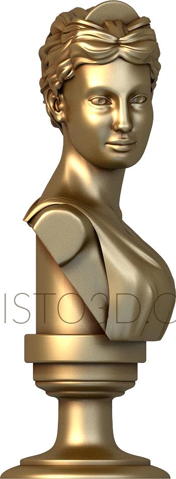 Statuette (STK_0038) 3D model for CNC machine