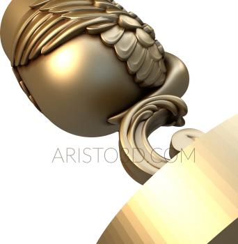 Statuette (STK_0045) 3D model for CNC machine