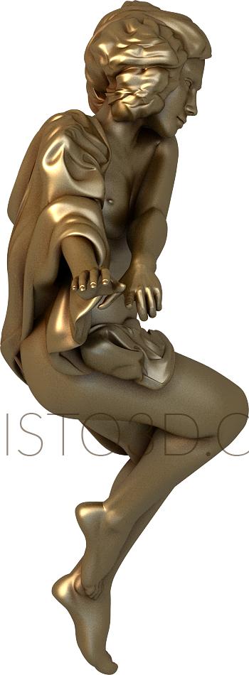 Statuette (STK_0046) 3D model for CNC machine