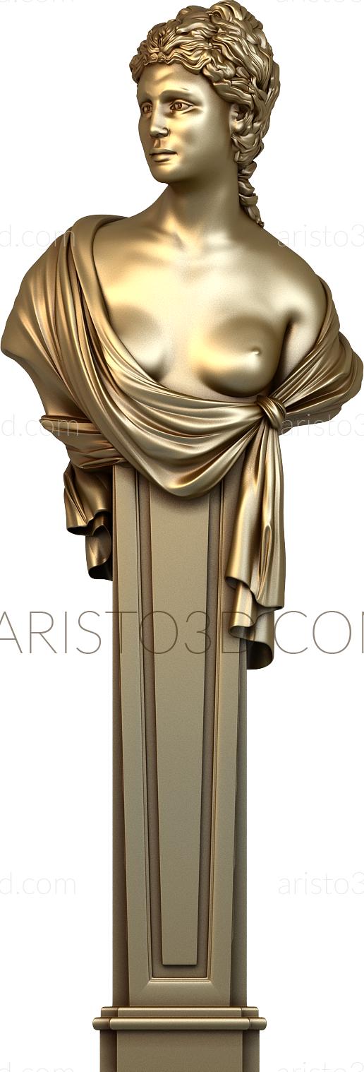 Statuette (STK_0059) 3D model for CNC machine