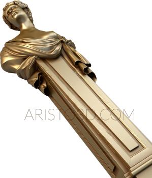 Statuette (STK_0059) 3D model for CNC machine