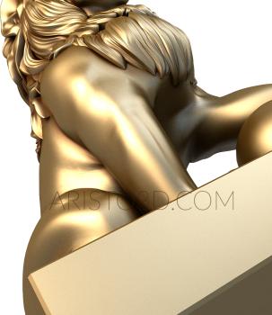 Statuette (STK_0061) 3D model for CNC machine