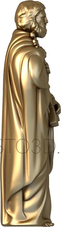 Statuette (STK_0067) 3D model for CNC machine