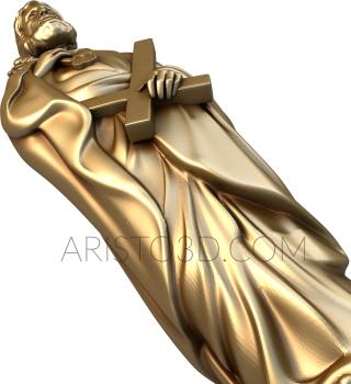 Statuette (STK_0067) 3D model for CNC machine