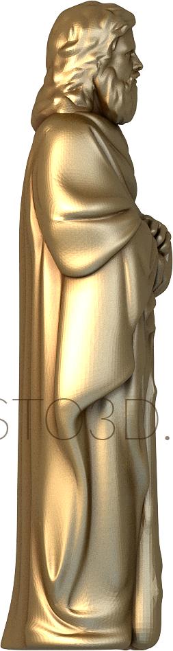 Statuette (STK_0068) 3D model for CNC machine