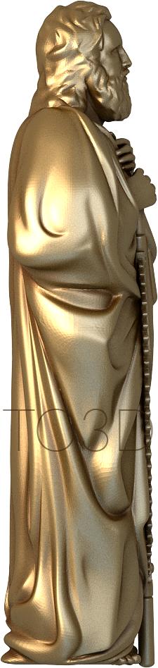 Statuette (STK_0069) 3D model for CNC machine