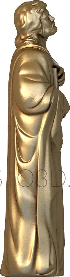 Statuette (STK_0070) 3D model for CNC machine