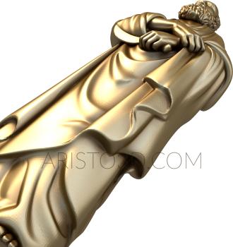 Statuette (STK_0071) 3D model for CNC machine