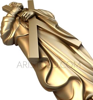 Statuette (STK_0072) 3D model for CNC machine