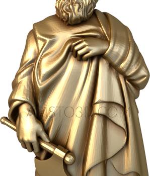 Statuette (STK_0073) 3D model for CNC machine