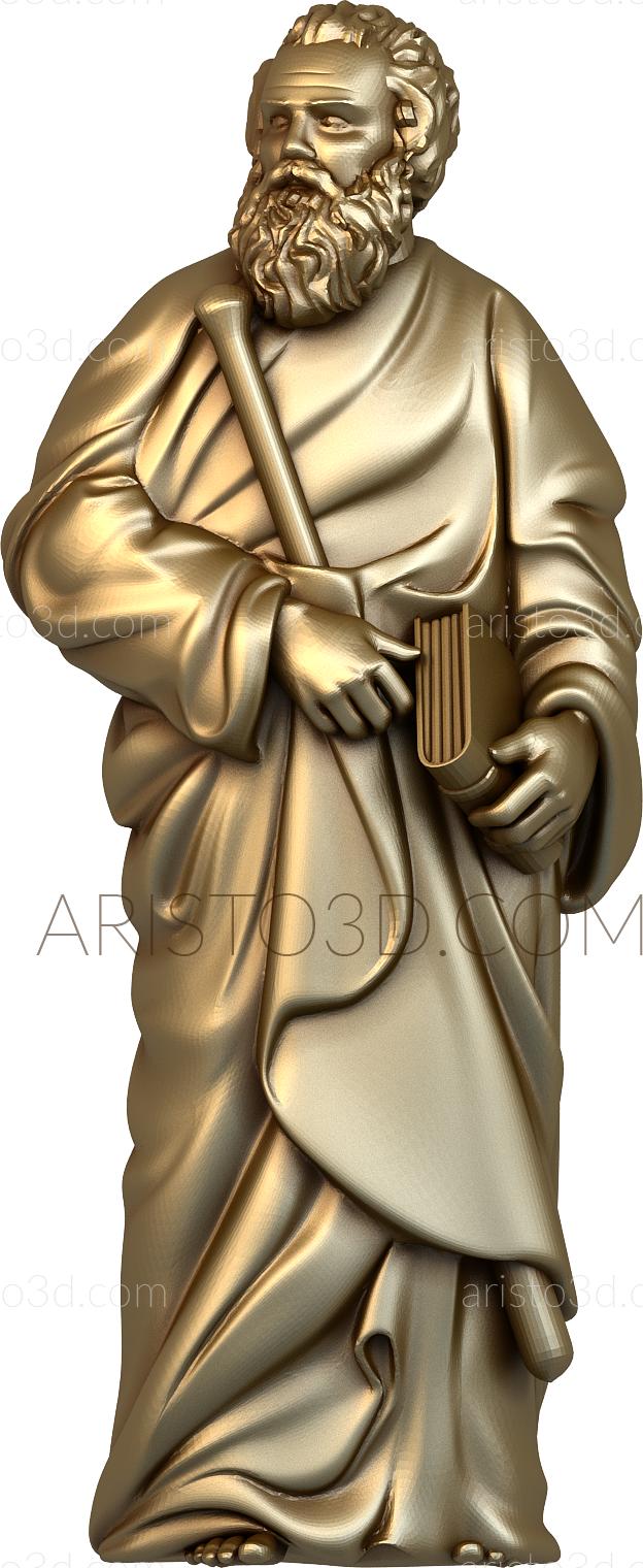 Statuette (STK_0074) 3D model for CNC machine