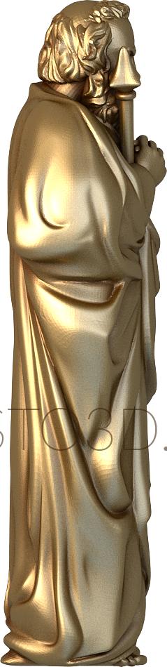 Statuette (STK_0077) 3D model for CNC machine