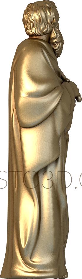 Statuette (STK_0078) 3D model for CNC machine