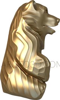 Statuette (STK_0079) 3D model for CNC machine