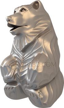 Statuette (STK_0079) 3D model for CNC machine