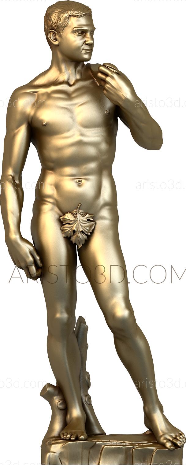 Statuette (STK_0080) 3D model for CNC machine