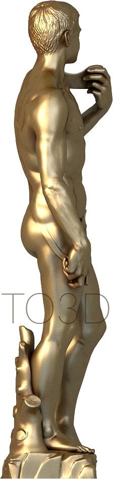 Statuette (STK_0080) 3D model for CNC machine