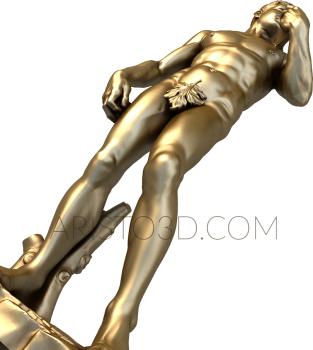 Statuette (STK_0080) 3D model for CNC machine