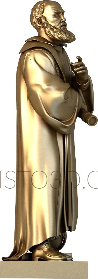 Statuette (STK_0092) 3D model for CNC machine