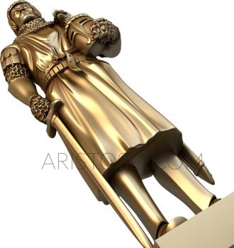 Statuette (STK_0099) 3D model for CNC machine