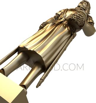 Statuette (STK_0099) 3D model for CNC machine