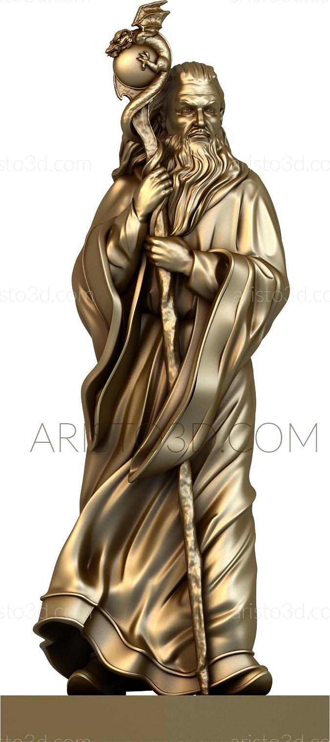 Statuette (STK_0100) 3D model for CNC machine