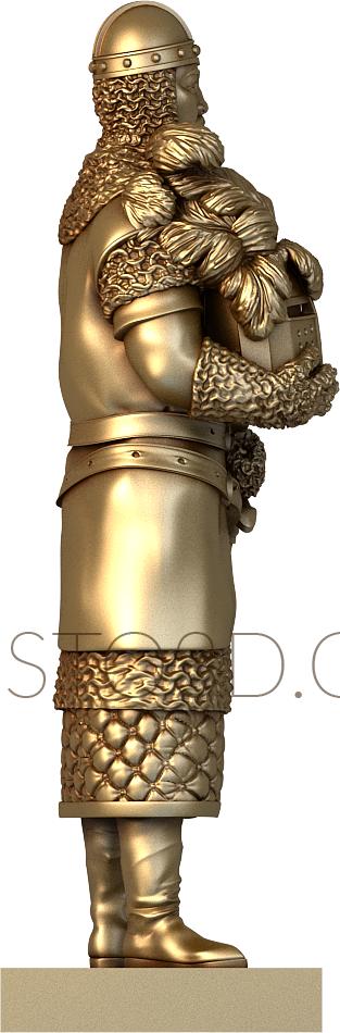 Statuette (STK_0103) 3D model for CNC machine