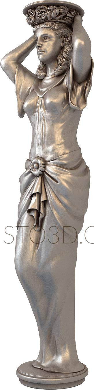 Statuette (STK_0144) 3D model for CNC machine