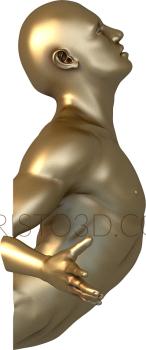 Statuette (STK_0148) 3D model for CNC machine