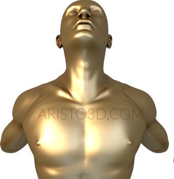 Statuette (STK_0148) 3D model for CNC machine