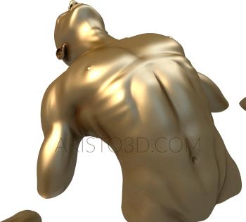 Statuette (STK_0148) 3D model for CNC machine