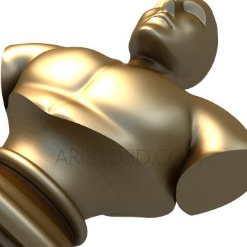 Statuette (STK_0191) 3D model for CNC machine