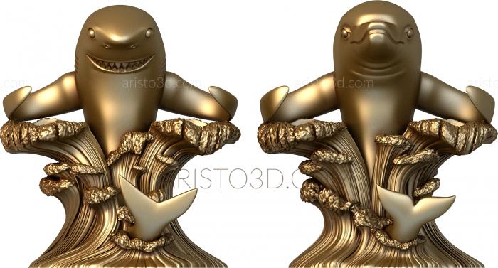 Statuette (STK_0198) 3D model for CNC machine