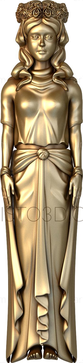 Statuette (STK_0218) 3D model for CNC machine