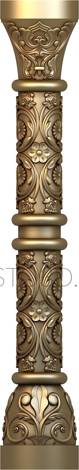 Church pillar (SC_0031) 3D model for CNC machine