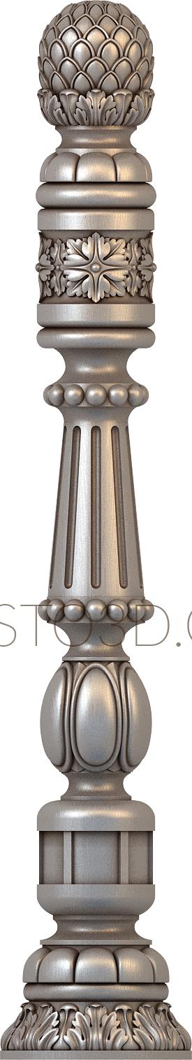 Pillar (ST_0070) 3D model for CNC machine