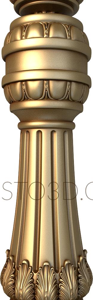 Pillar (ST_0277) 3D model for CNC machine