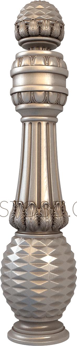 Pillar (ST_0277) 3D model for CNC machine